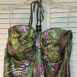 Beautiful Sleevless Sundress with Beaded Adornment